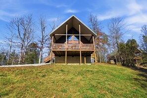 Cabin có thiết kế đặc trưng, 1 phòng ngủ, ban công, quang cảnh núi | Quang cảnh núi