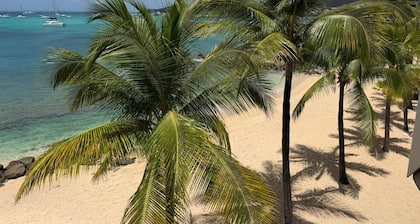 Charming studio with the beach at your feet & pool access