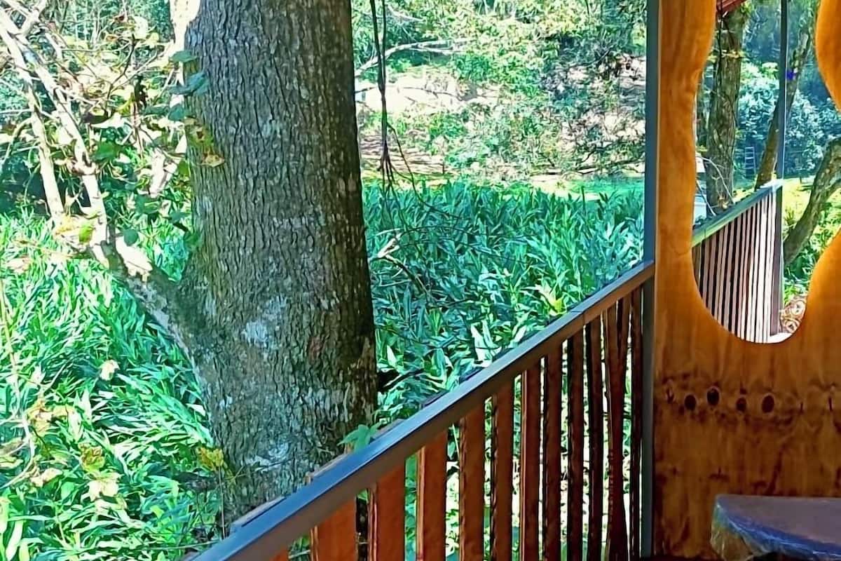 Casa de árbol romántica, vista al jardín | Wifi gratis