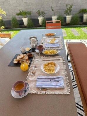 Petit déjeuner continental compris tous les jours