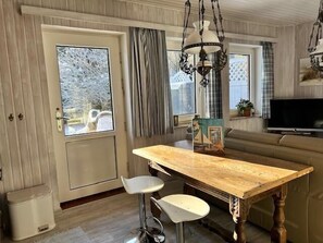 Living area - Vacation apartment Seesterne_EG middle (Nebel)