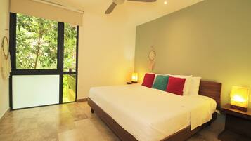 Premium bedding, free WiFi, bed sheets