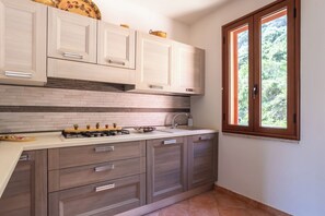 Microwave, oven, stovetop, dishwasher - Shardana Penthouse: Large Terrace Sea View and Medieval Castle (Castelsardo)