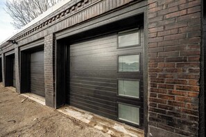 Exterior detail - The Onyx | Executive Loft Overlooking Main | Vibrant Fireplaces, King Beds and Luxury (Sheridan)