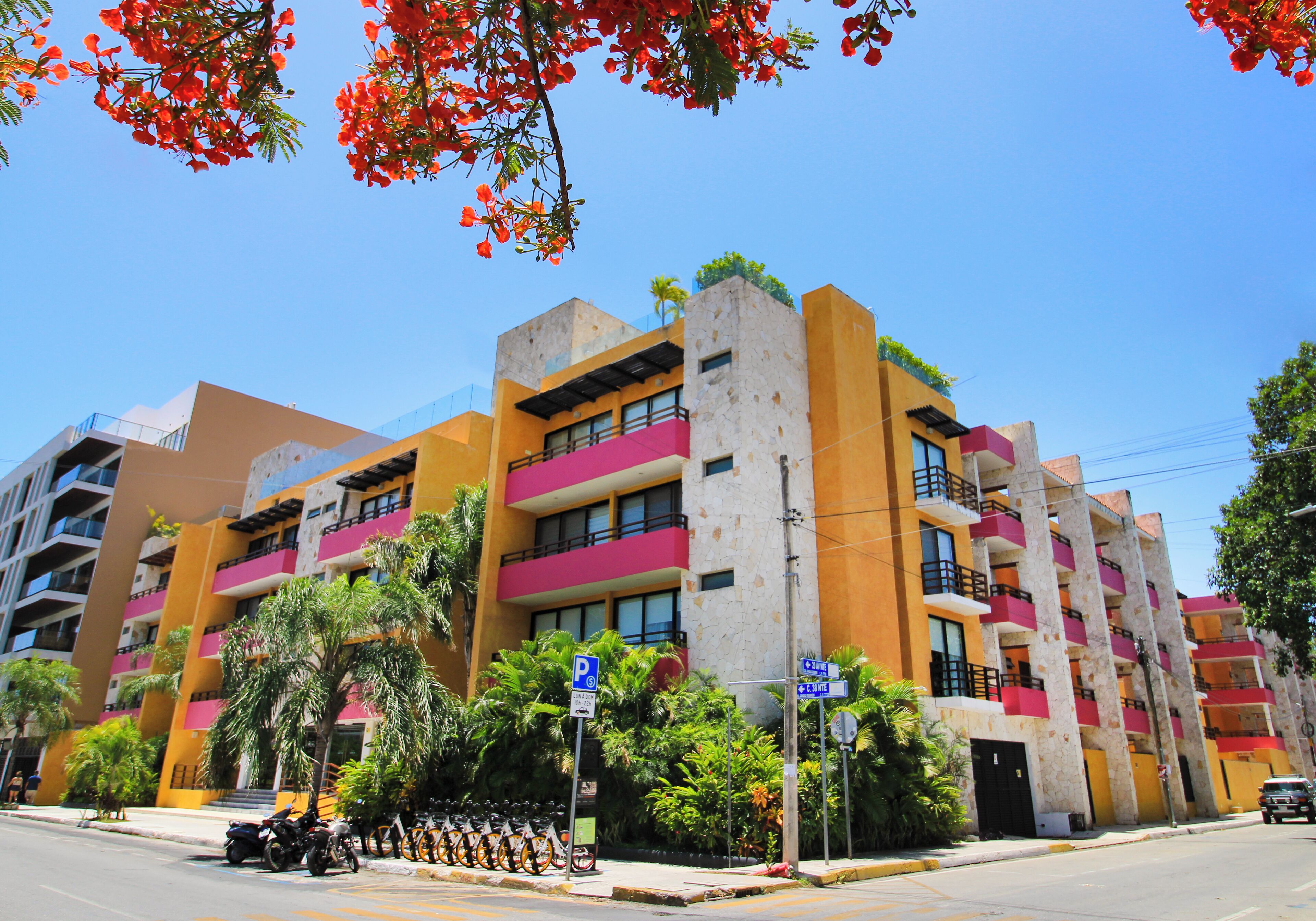 Fachada de la propiedad