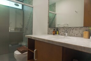 Apartment, 2 Bedrooms, Balcony, Garden View | Bathroom - Lunada Bright Stay with Rooftop  (Playa del Carmen)