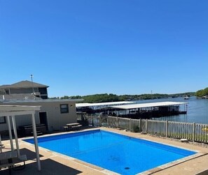 Outdoor pool - Wow Views! Robin’s Resort-Unit 222•3BR•2 Pools•Boat Slip (Osage Beach)