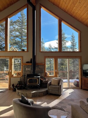 Älytelevisio, videopelejä, pöytätennispöytä, kirjoja