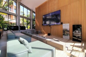 Sala de estar en el lobby