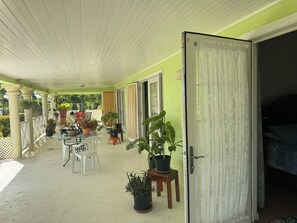 Terrace/patio -  The Abbey – Spacious 5-Bedroom Home with Pool & Gardens in Barbados (Saint Philip)