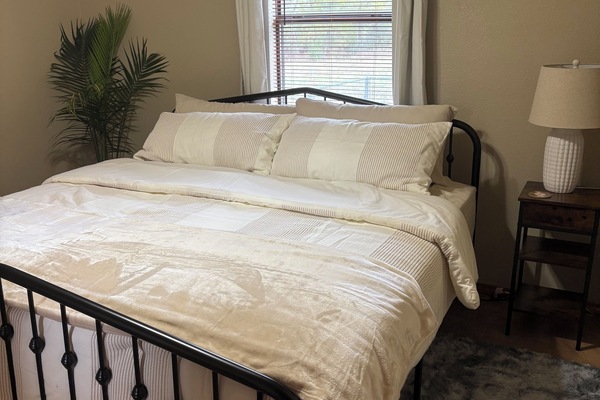 Desk, iron/ironing board, travel crib, free WiFi