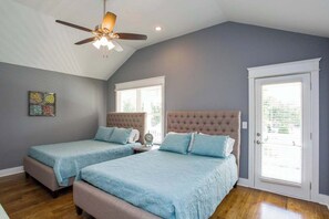 4 habitaciones, escritorio, tabla de planchar con plancha y wifi 