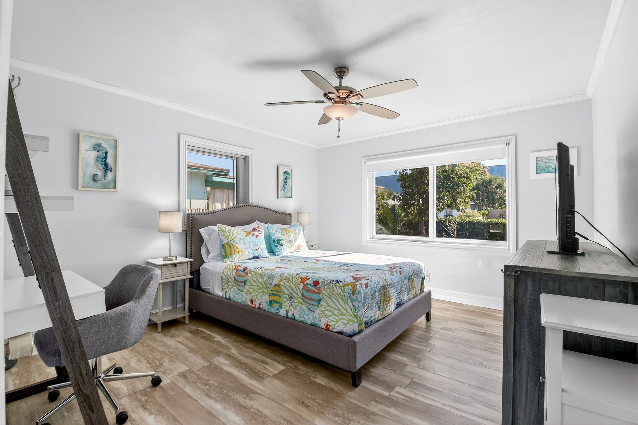 2 bedrooms, desk, iron/ironing board, free WiFi