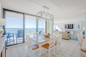 Dining - Enjoy water views, private balcony, two kings, & bunks at our Beach Bungalow (Panama City Beach)