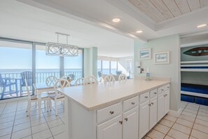 Dining - Enjoy water views, private balcony, two kings, & bunks at our Beach Bungalow (Panama City Beach)