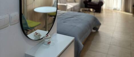 1 soveværelse, strygejern/strygebræt, internetforbindelse, sengetøj