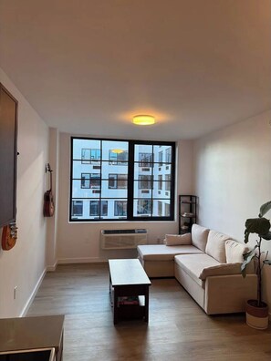 Living area - Cozy 1-bedroom apartment with AC in serene New York (New York)