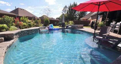 Huge Smart-Home 3ponds fishing 3.5 mi to OU in Norman, pool, outdoor patio, PETS