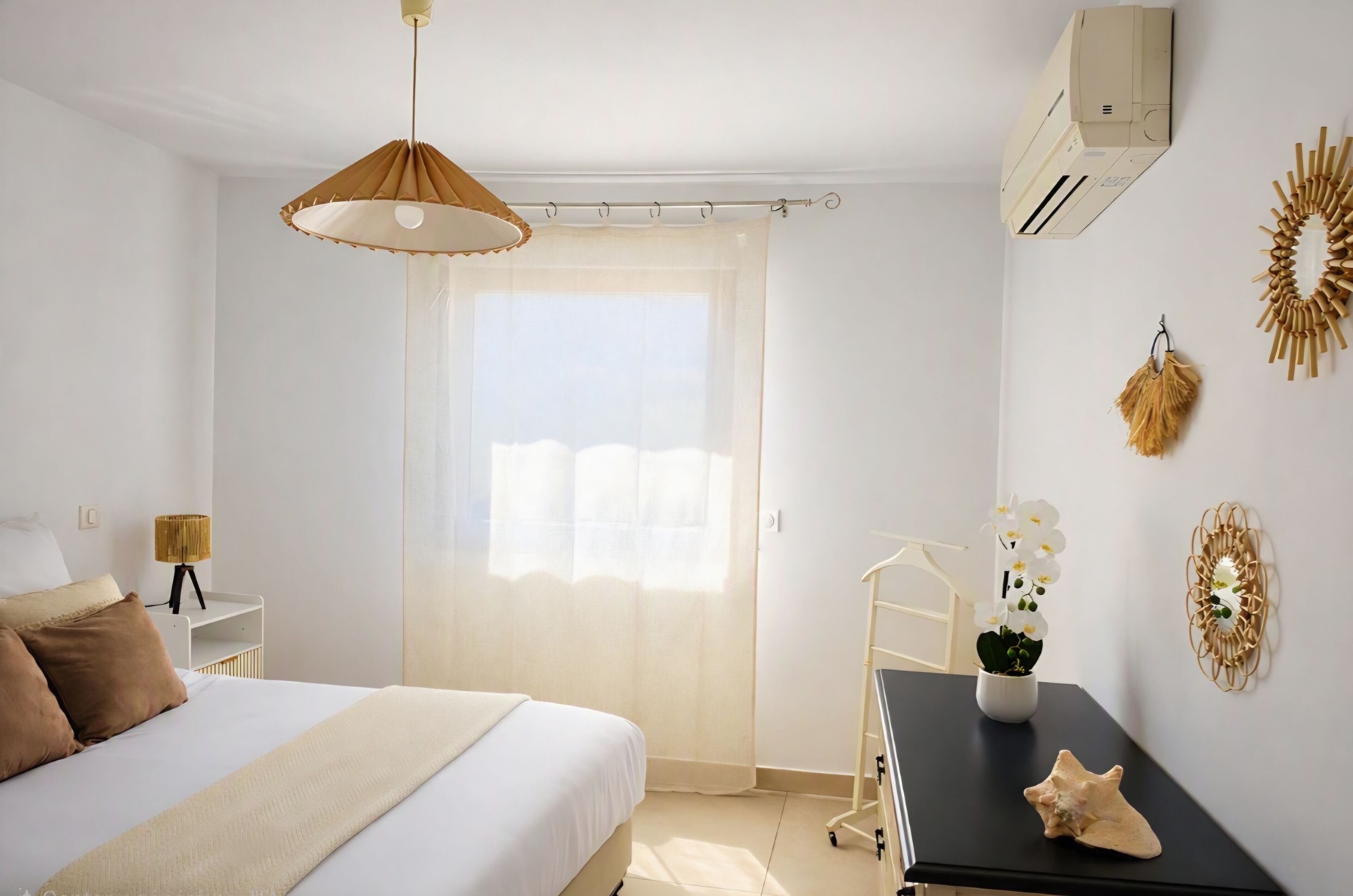 2 chambres, fer et planche à repasser, lit parapluie, Wi-Fi gratuit