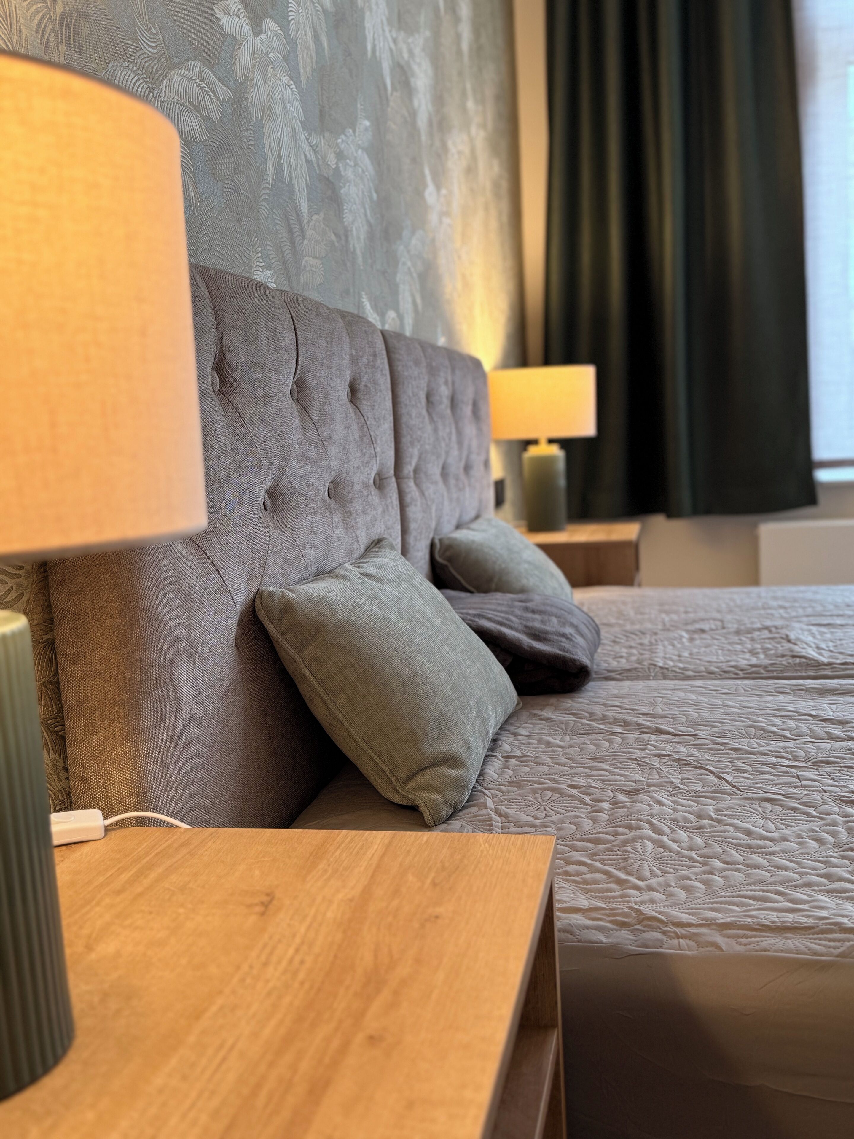 Desk, iron/ironing board, travel cot, free WiFi