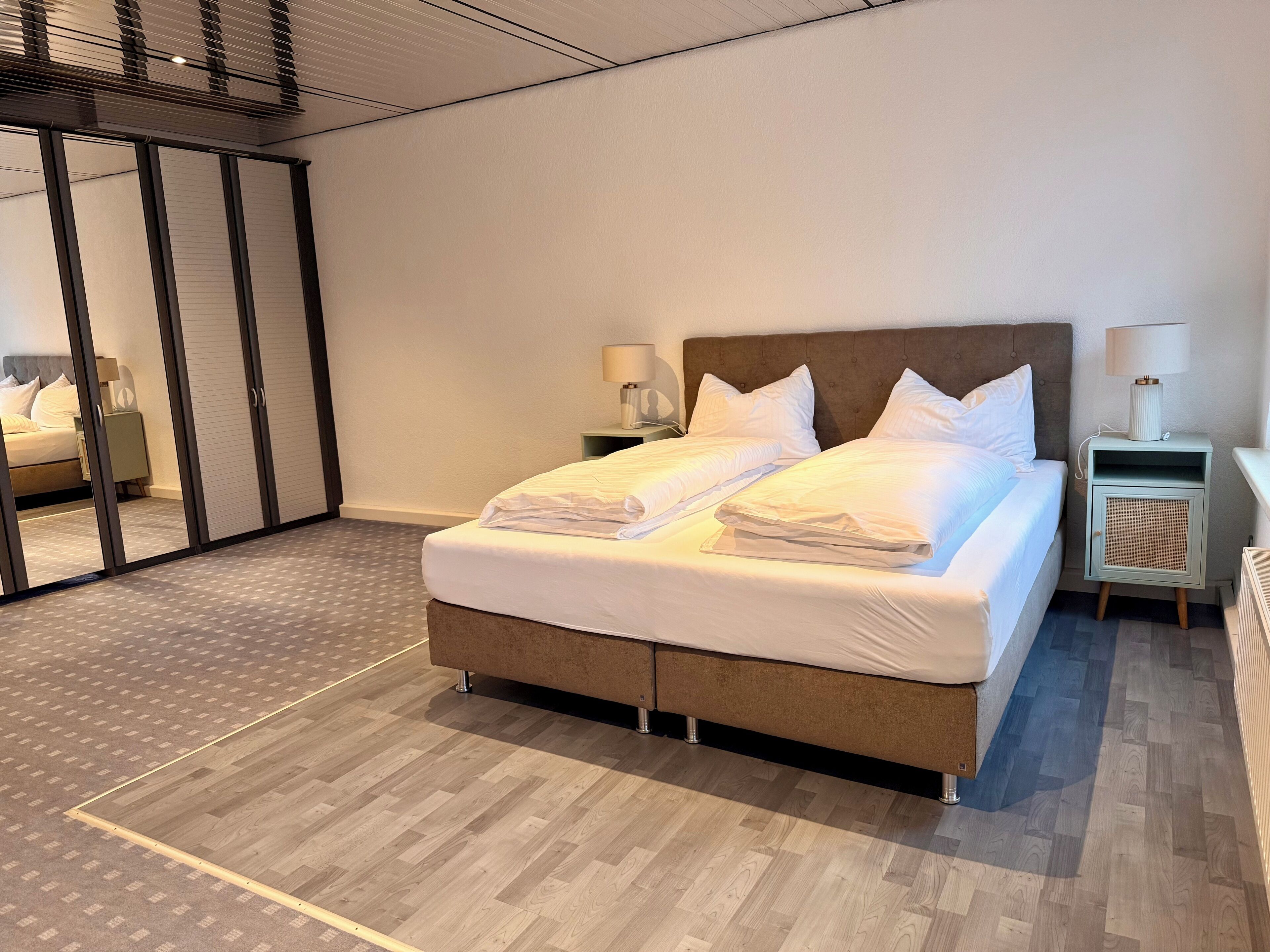 Desk, iron/ironing board, travel cot, free WiFi