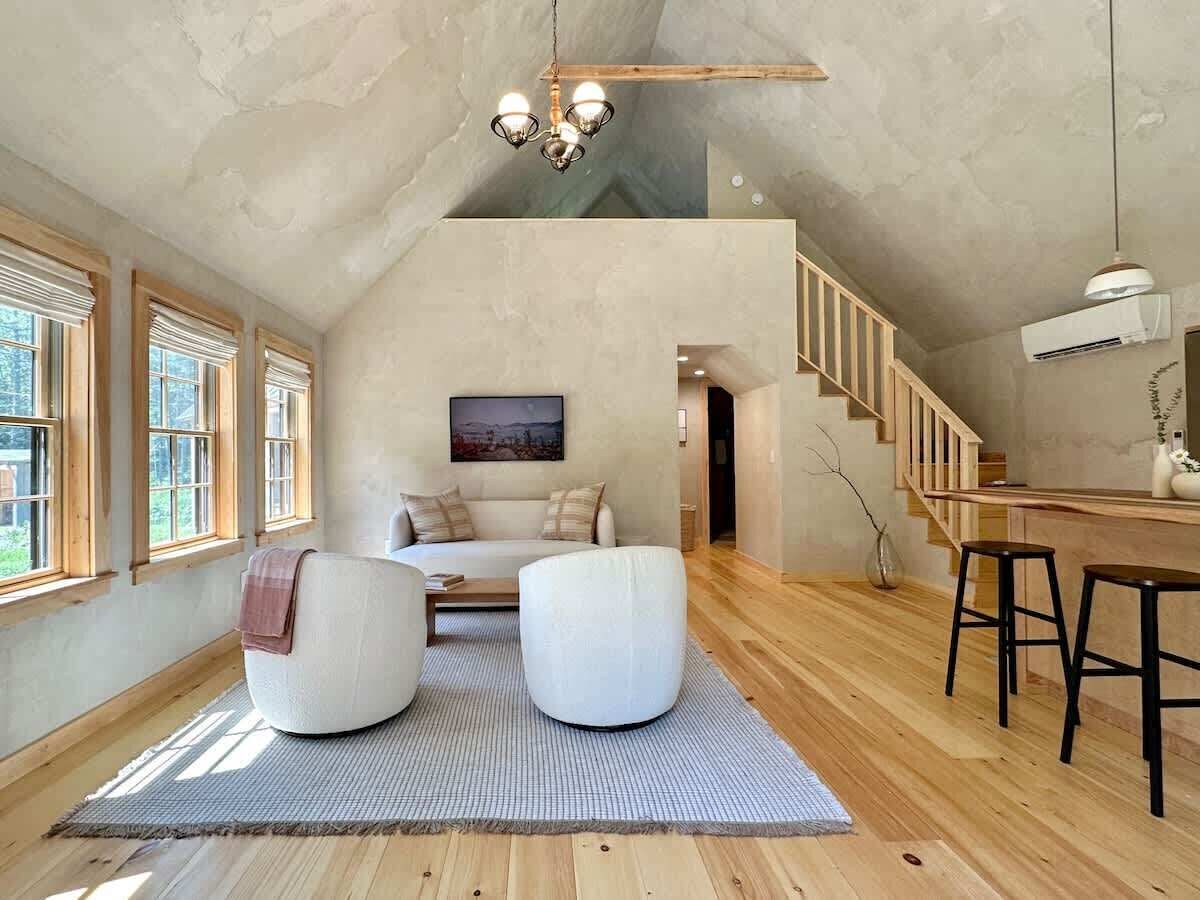 Welcome to Stone House at Wildwood Acadia. Your Japandi-inspired getaway awaits.