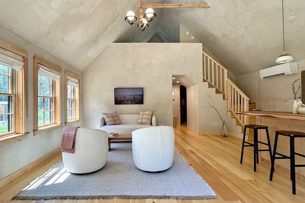 Welcome to Stone House at Wildwood Acadia. Your Japandi-inspired getaway awaits.