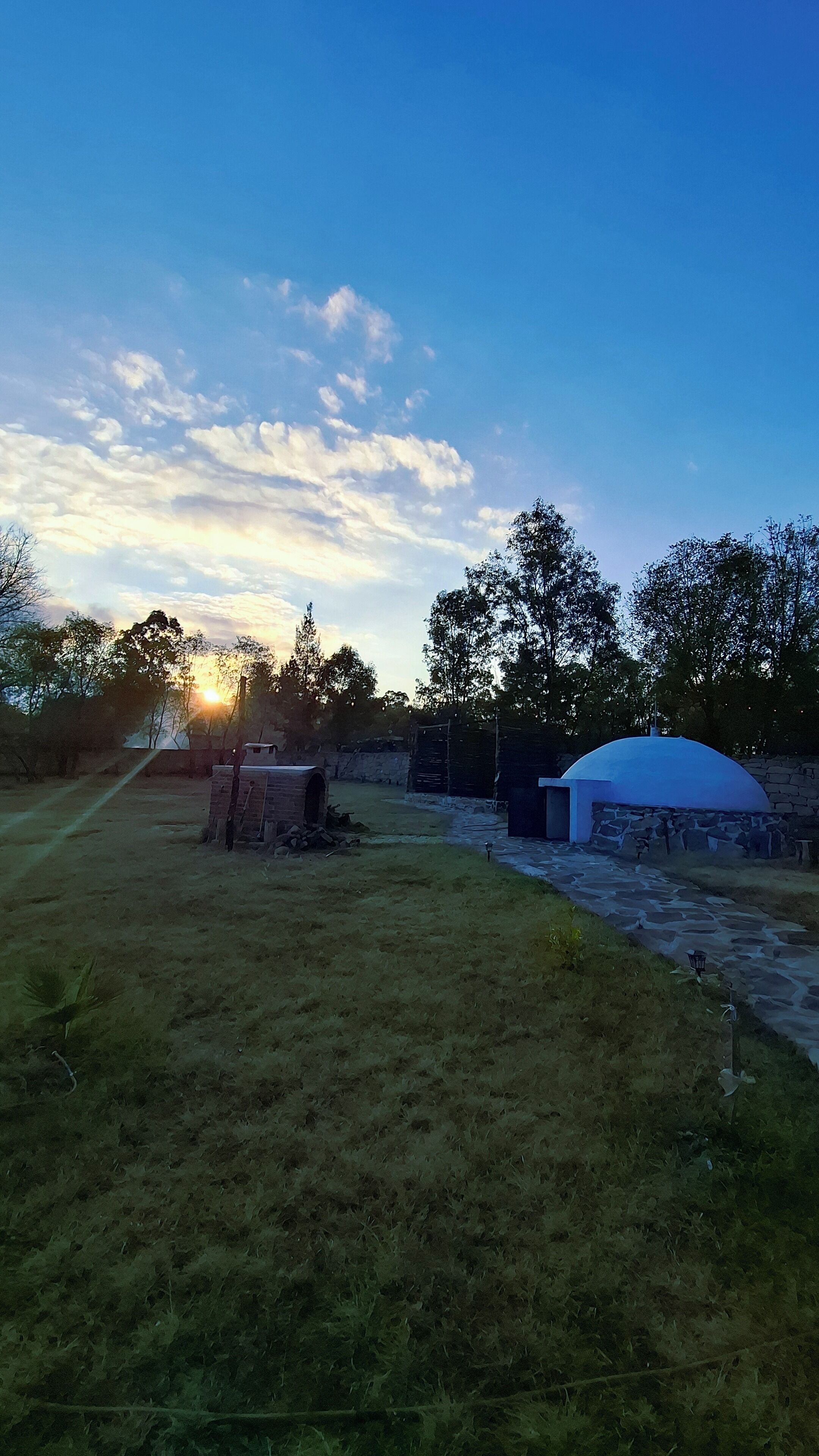 Front of property - evening/night