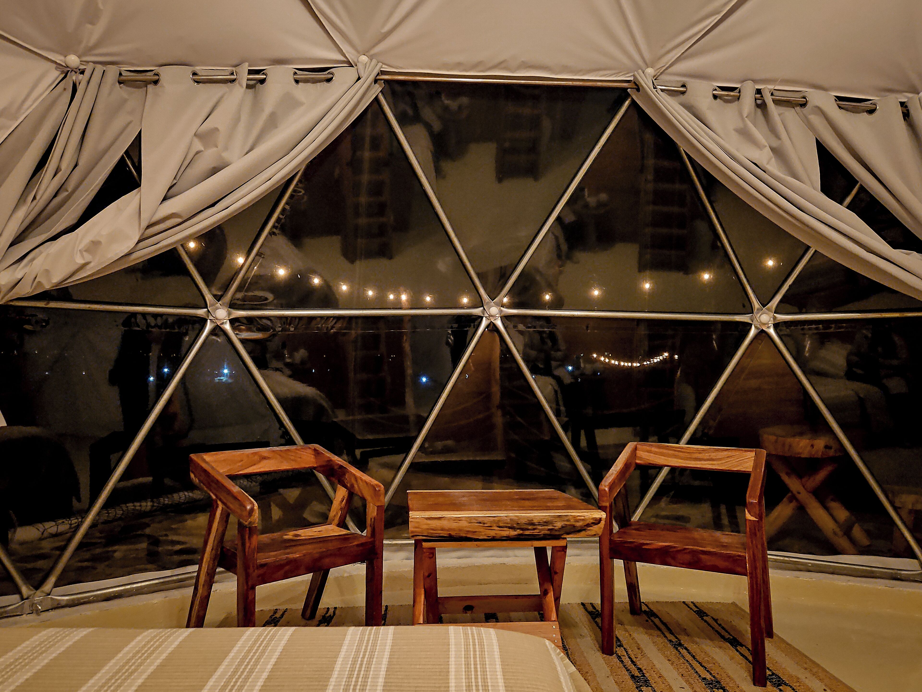 Deluxe Quadruple Room, Patio, Garden View | Living area