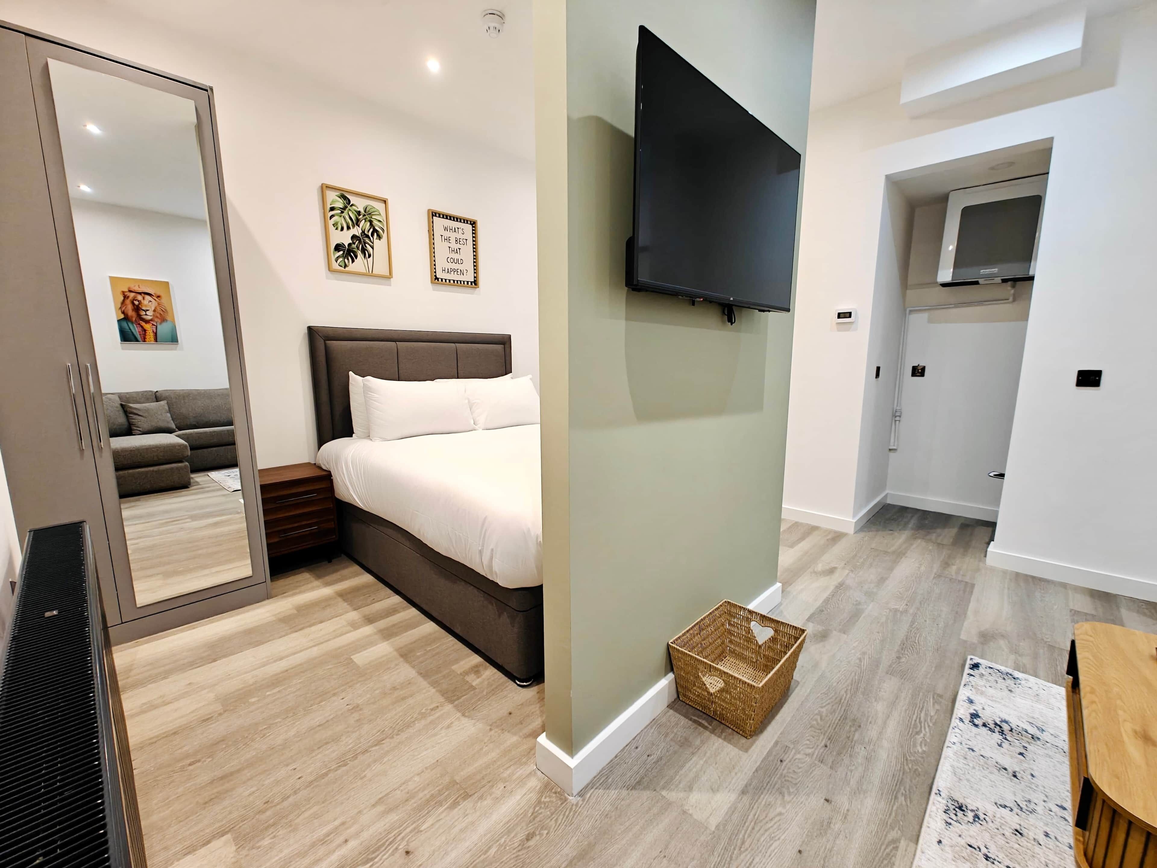 1 Schlafzimmer, Bügeleisen/Bügelbrett, WLAN, Bettwäsche