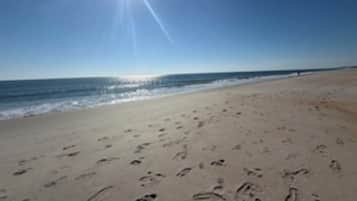 Vlak bij het strand