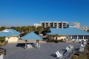 Terrace/patio - Breezy and Blessed Beach Condo (Pawleys Island)