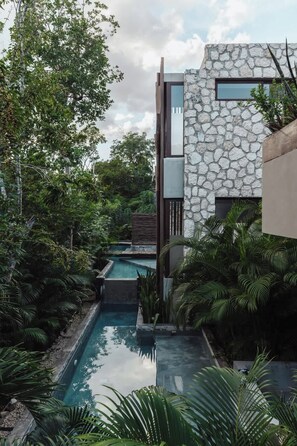 Pool - Siwa Jungle Sol B2-101 Beach Club Access (Tulum)