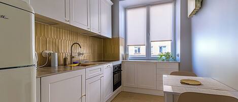 Microwave, oven, dishwasher