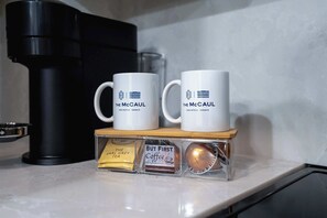 Shower, hair dryer, towels, soap - The McCaul | Stylish Basement Suite w/ Laundry (Toronto)