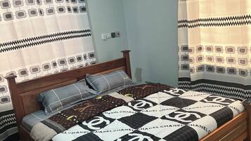 Laptop workspace, iron/ironing board, WiFi