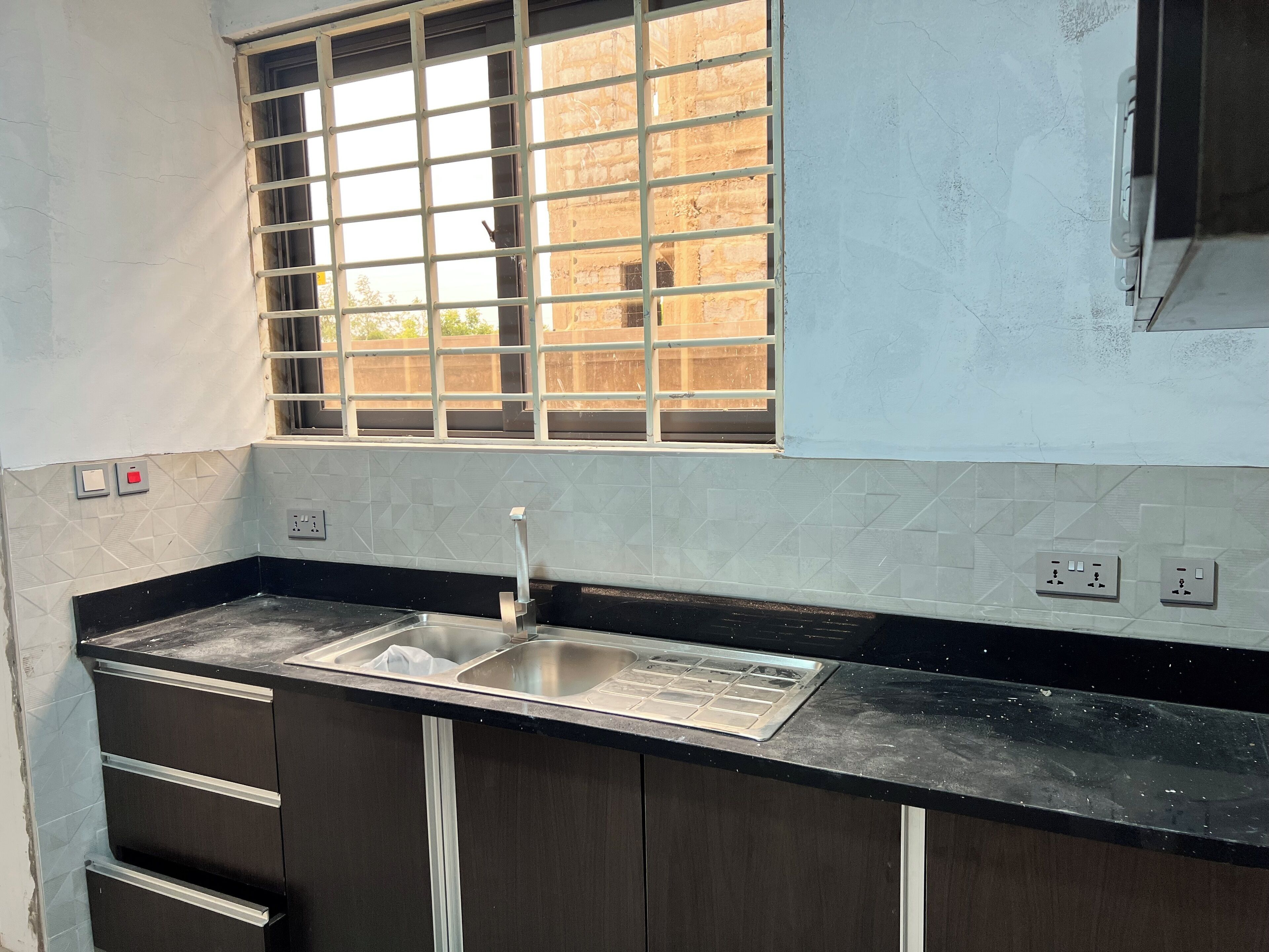 Mini-fridge, microwave, stovetop, cookware/dishes/utensils