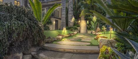 Overnattingsstedets uteområder