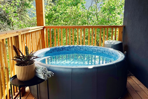 Idromassaggio all'aperto