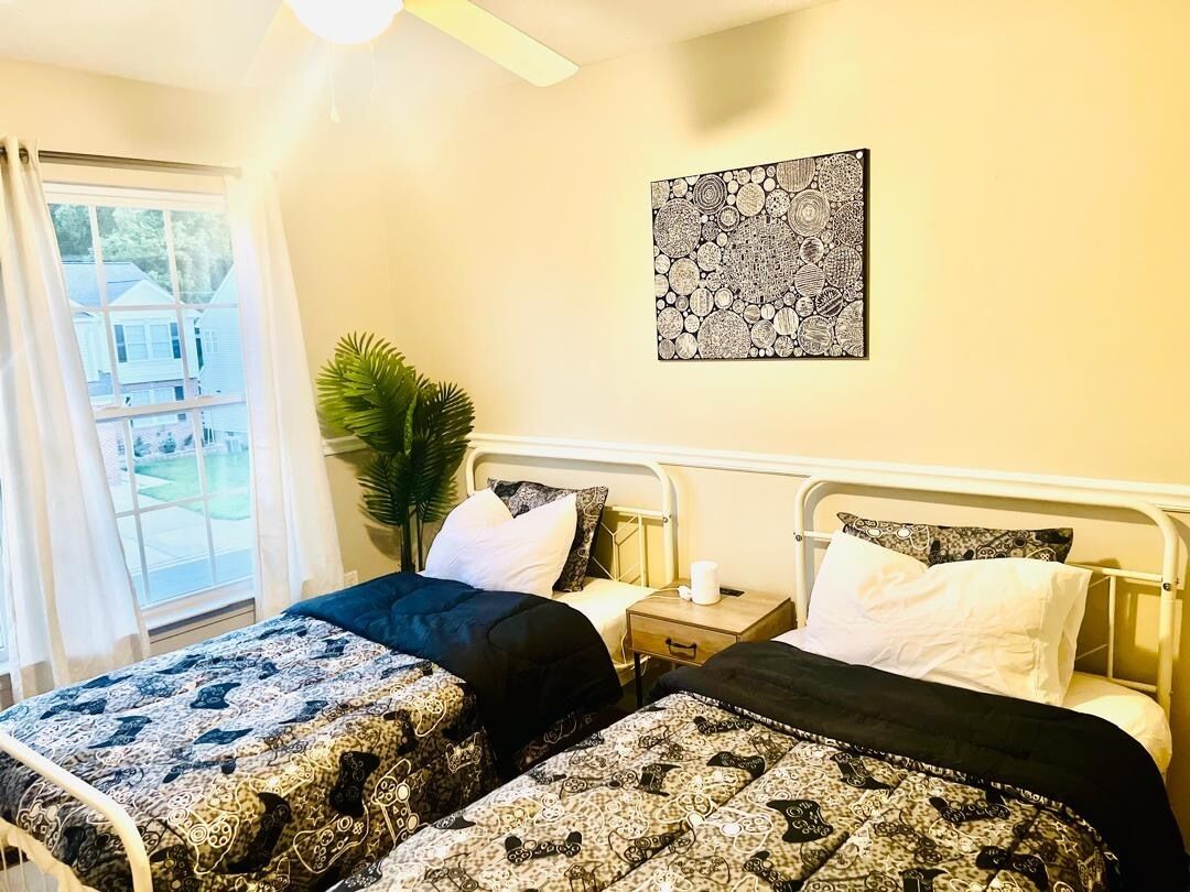 5 chambres, fer et planche à repasser, Wi-Fi, literie fournie