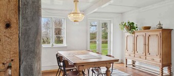 Idyllic 1857 farmhouse in Langelands nature