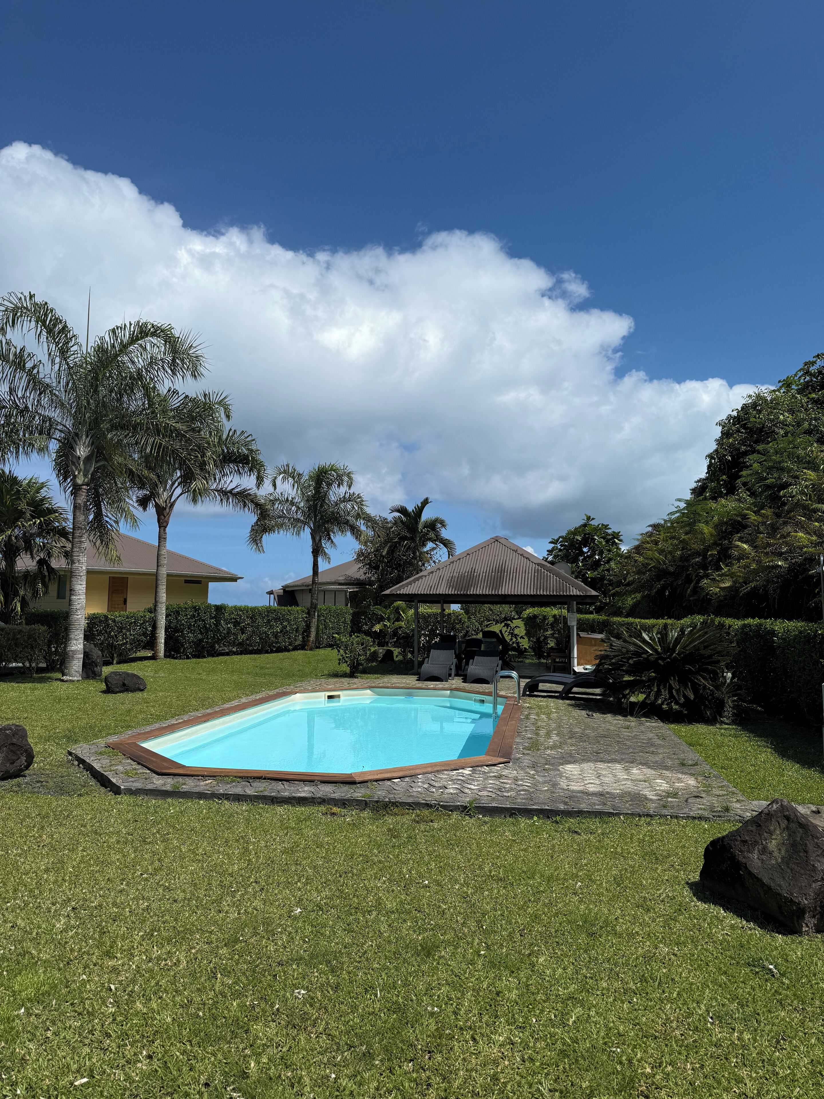 Alberca al aire libre 