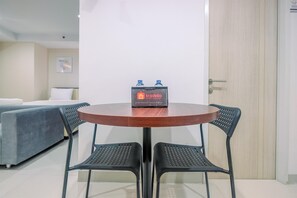 Standard Apartment, 1 Bedroom | Bed sheets - Fully Furnished With Cozy Design Studio Azalea Suites Apartment (Cikarang)