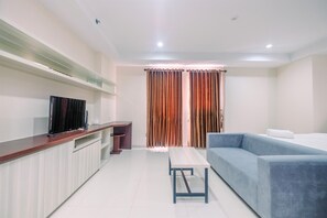 Standard Studio, 1 Bedroom | Living area - Fully Furnished Studio With Comfortable Design Azalea Suites Apartment (Cikarang)