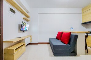 Living area - Comfort 1Br With Extra Room At Loftvilles City Apartment (South Tangerang)