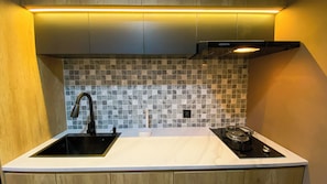 Standard Studio, 1 Bedroom | Private kitchen - Cozy Living Studio At Samesta Mahata Serpong Apartment (South Tangerang)