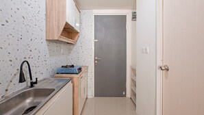 Estúdio standard, 1 quarto | Cozinha privada
