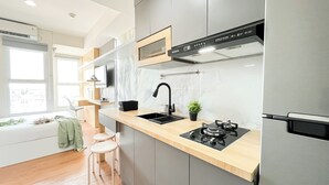 Standard-studiolejlighed - 1 soveværelse | Privat køkken