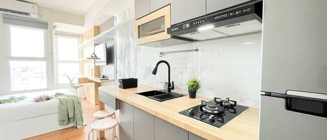 สแตนดาร์ดสตูดิโอ, 1 ห้องนอน | ครัวส่วนตัว