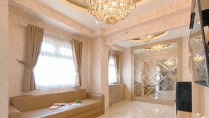 Standard Apartment, 2 Bedrooms | Living area - Functional And Combined Unit 2Br At Apartment Green Pramuka City (Jakarta)